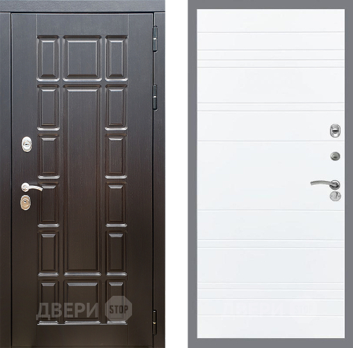 Входная металлическая Дверь Стоп НЬЮ ЙОРК Лайн Силк Сноу в Электроуглях