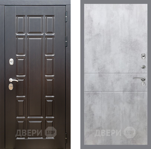 Входная металлическая Дверь Стоп НЬЮ ЙОРК ФЛ-290 Бетон светлый в Электроуглях