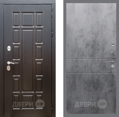 Входная металлическая Дверь Стоп НЬЮ ЙОРК ФЛ-290 Бетон темный в Электроуглях
