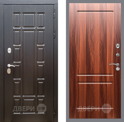 Входная металлическая Дверь Стоп НЬЮ ЙОРК ФЛ-117 Итальянский орех в Электроуглях