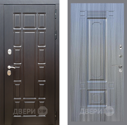 Входная металлическая Дверь Стоп НЬЮ ЙОРК ФЛ-2 Сандал грей в Электроуглях