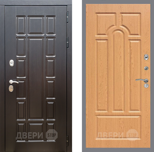 Входная металлическая Дверь Стоп НЬЮ ЙОРК ФЛ-58 Дуб в Электроуглях