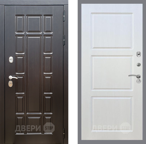 Входная металлическая Дверь Стоп НЬЮ ЙОРК ФЛ-3 Лиственница беж в Электроуглях