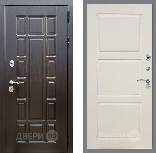 Входная металлическая Дверь Стоп НЬЮ ЙОРК ФЛ-3 Шампань в Электроуглях