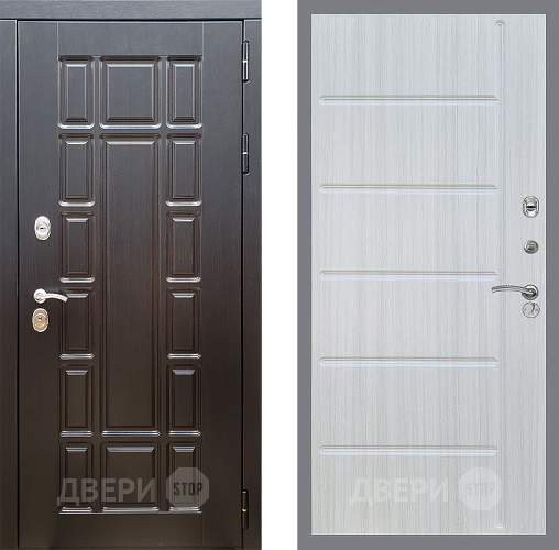 Входная металлическая Дверь Стоп НЬЮ ЙОРК ФЛ-102 Сандал белый в Электроуглях