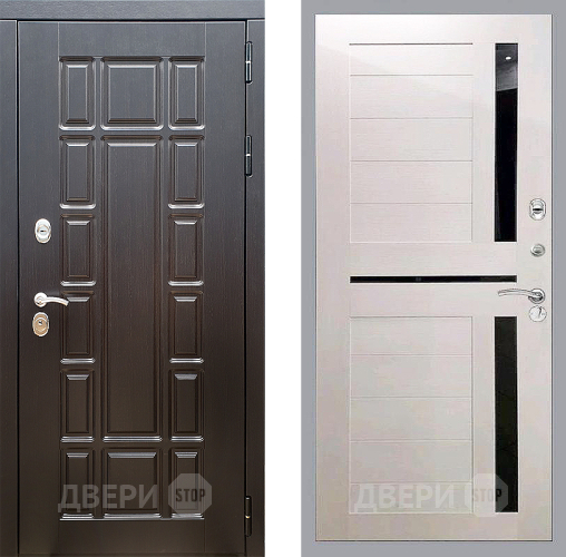 Входная металлическая Дверь Стоп НЬЮ ЙОРК СБ-18 Лиственница беж в Электроуглях