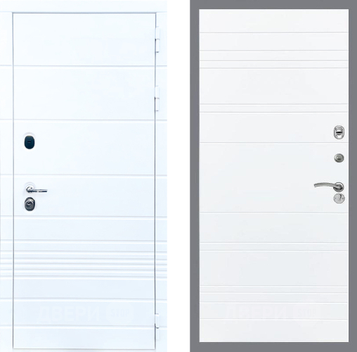 Входная металлическая Дверь Стоп ТРЕНДО Лайн Силк Сноу в Электроуглях