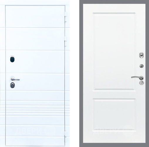 Входная металлическая Дверь Стоп ТРЕНДО ФЛ-117 Силк Сноу в Электроуглях