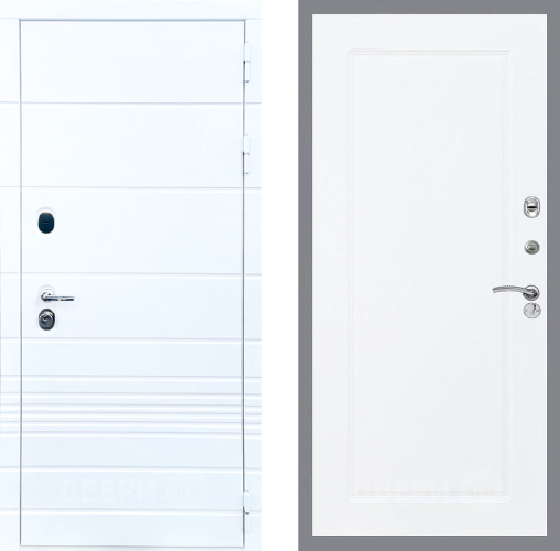 Входная металлическая Дверь Стоп ТРЕНДО ФЛ-119 Силк Сноу в Электроуглях