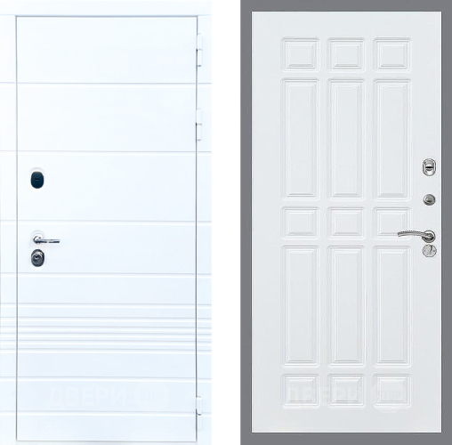 Входная металлическая Дверь Стоп ТРЕНДО ФЛ-33 Силк Сноу в Электроуглях