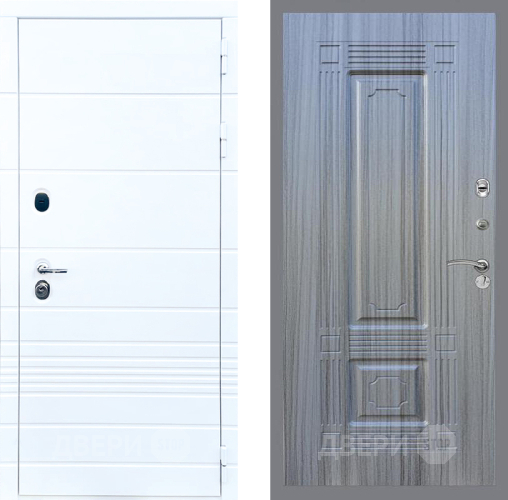 Входная металлическая Дверь Стоп ТРЕНДО ФЛ-2 Сандал грей в Электроуглях