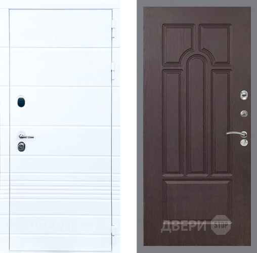 Входная металлическая Дверь Стоп ТРЕНДО ФЛ-58 Венге в Электроуглях