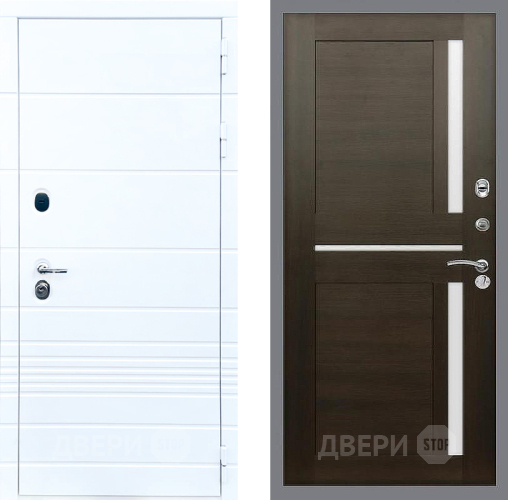 Входная металлическая Дверь Стоп ТРЕНДО СБ-18 Венге в Электроуглях