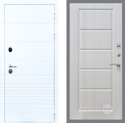 Входная металлическая Дверь Стоп ТРЕНДО ФЛ-39 Лиственница беж в Электроуглях