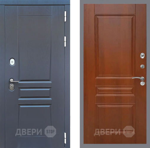 Входная металлическая Дверь Стоп ПЛАТИНУМ ФЛ-243 Итальянский орех в Электроуглях