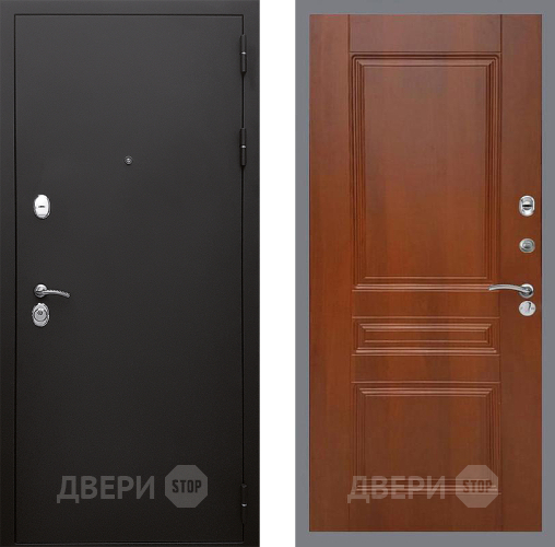 Входная металлическая Дверь Стоп КЛАССИК Шагрень ФЛ-243 Итальянский орех в Электроуглях