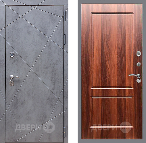 Входная металлическая Дверь Стоп Лучи ФЛ-117 Итальянский орех в Электроуглях