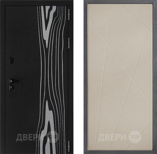 Входная металлическая Дверь Дверной континент ДК-12 ФЛ-655 Капучино в Электроуглях