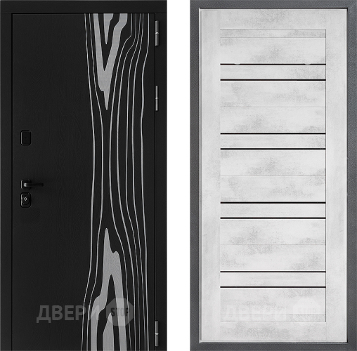 Входная металлическая Дверь Дверной континент ДК-12 ФЛ-49 Бетон снежный в Электроуглях