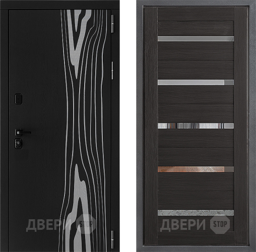 Входная металлическая Дверь Дверной континент ДК-12 ФЛ-47 Венге в Электроуглях