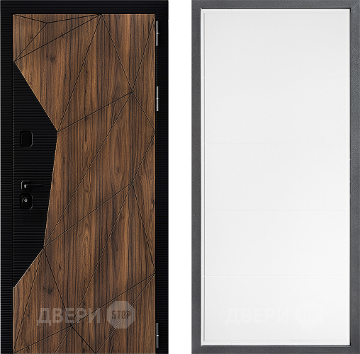 Входная металлическая Дверь Дверной континент ДК-11 ФЛ-649 Белый софт в Электроуглях