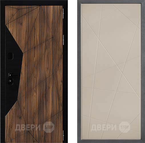 Входная металлическая Дверь Дверной континент ДК-11 ФЛ-655 Капучино в Электроуглях