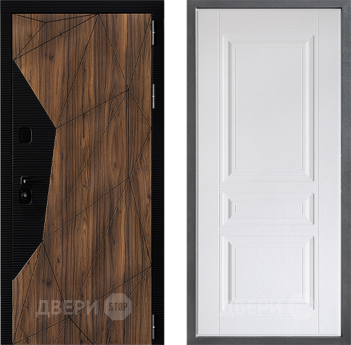 Дверь Дверной континент ДК-11 ФЛ-243 Альберо Браш серебро в Электроуглях