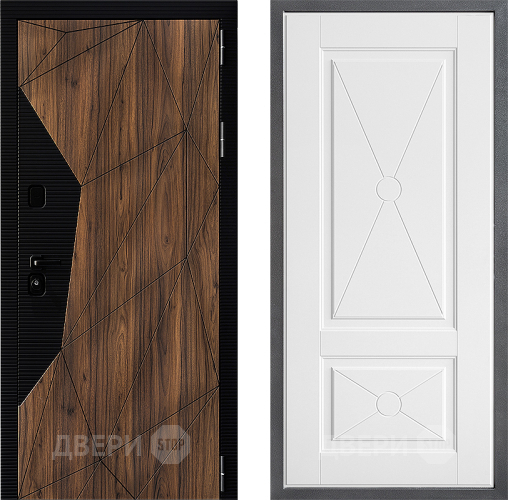 Входная металлическая Дверь Дверной континент ДК-11 ФЛ-617 Софт милк в Электроуглях