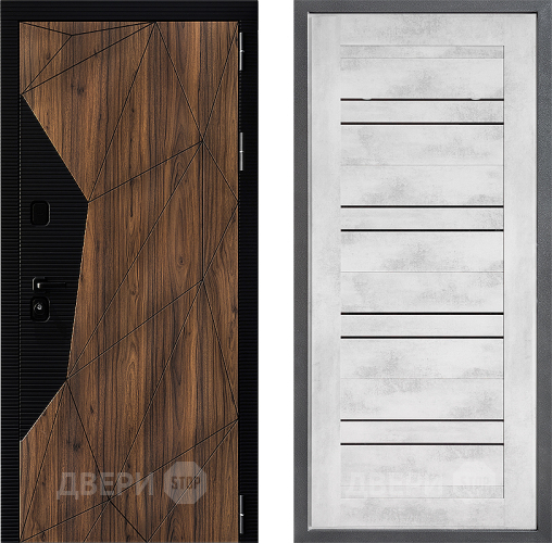 Входная металлическая Дверь Дверной континент ДК-11 ФЛ-49 Бетон снежный в Электроуглях