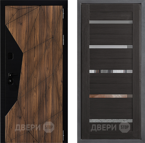 Входная металлическая Дверь Дверной континент ДК-11 ФЛ-47 Венге в Электроуглях