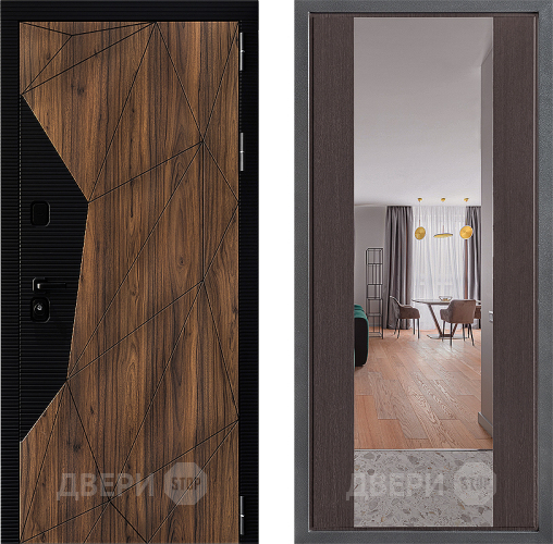 Дверь Дверной континент ДК-11 ФЛЗ-1 Зеркало Венге в Электроуглях