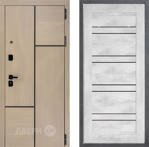 Входная металлическая Дверь Дверной континент ДК-14 ФЛ-49 Бетон снежный в Электроуглях