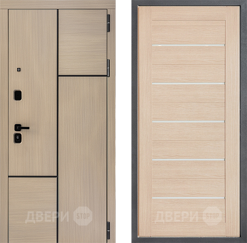 Входная металлическая Дверь Дверной континент ДК-14 ФЛ-46 Капучино в Электроуглях