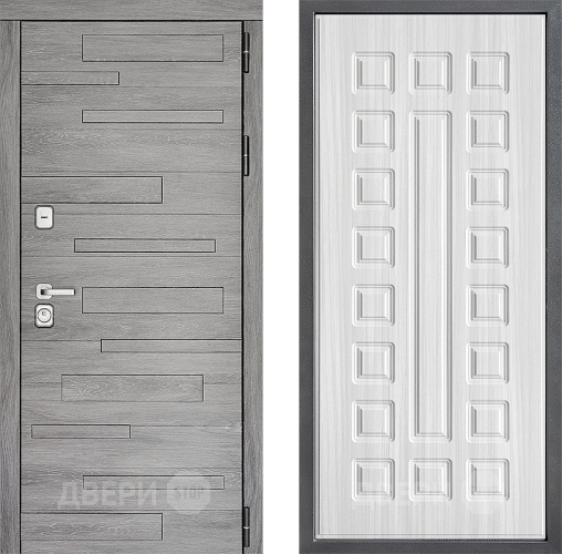 Входная металлическая Дверь Дверной континент ДК-10 ФЛ-183 Сандал белый в Электроуглях