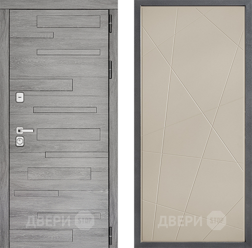 Входная металлическая Дверь Дверной континент ДК-10 ФЛ-655 Капучино в Электроуглях