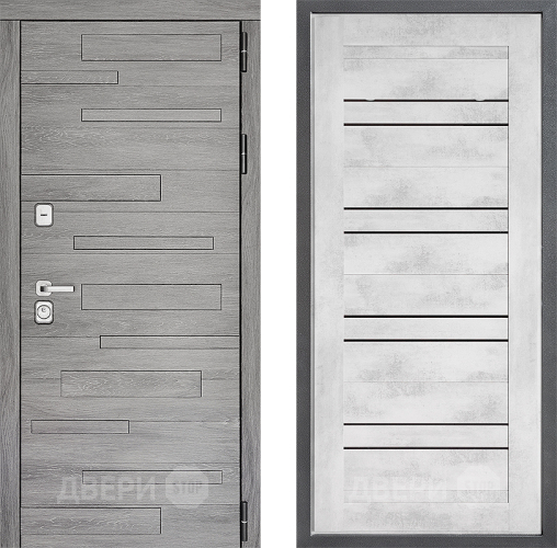 Входная металлическая Дверь Дверной континент ДК-10 ФЛ-49 Бетон снежный в Электроуглях