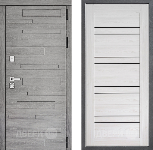 Входная металлическая Дверь Дверной континент ДК-10 ФЛ-49 Сосна белая в Электроуглях