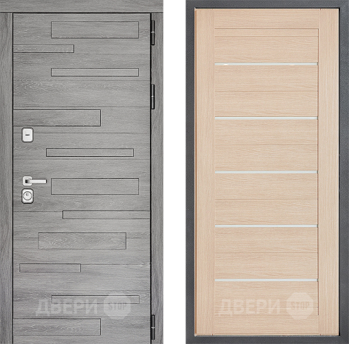 Входная металлическая Дверь Дверной континент ДК-10 ФЛ-46 Капучино в Электроуглях