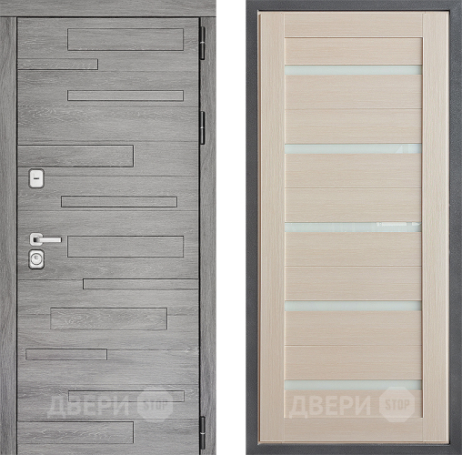 Входная металлическая Дверь Дверной континент ДК-10 ФЛ-47 Капучино в Электроуглях