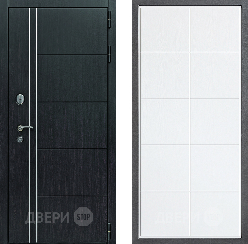 Входная металлическая Дверь Дверной континент Теплолюкс Дизайн ФЛ-Кватро Белое дерево в Электроуглях