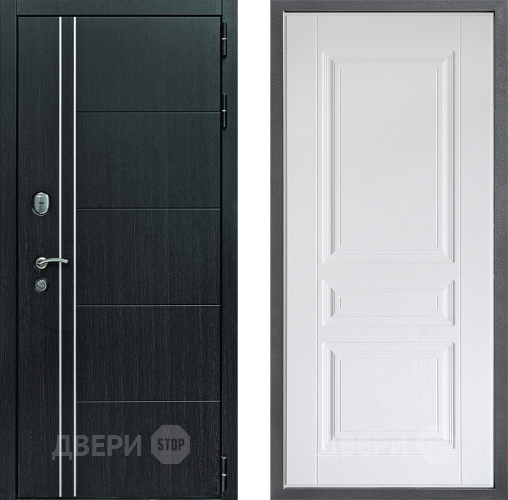 Входная металлическая Дверь Дверной континент Теплолюкс Дизайн ФЛ-243 Альберо Браш серебро в Электроуглях