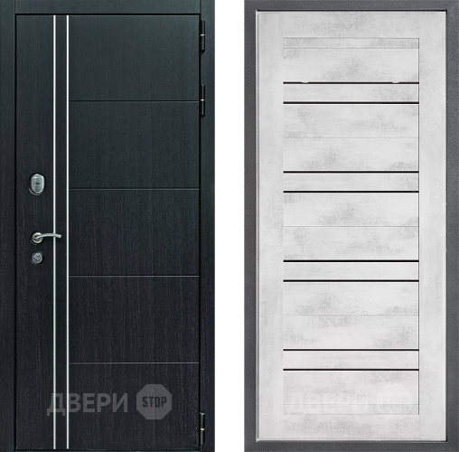 Входная металлическая Дверь Дверной континент Теплолюкс Дизайн ФЛ-49 Бетон снежный в Электроуглях