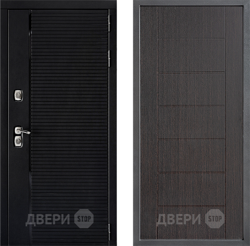 Входная металлическая Дверь Дверной континент ДК-1 ФЛ-Лайн Венге в Электроуглях