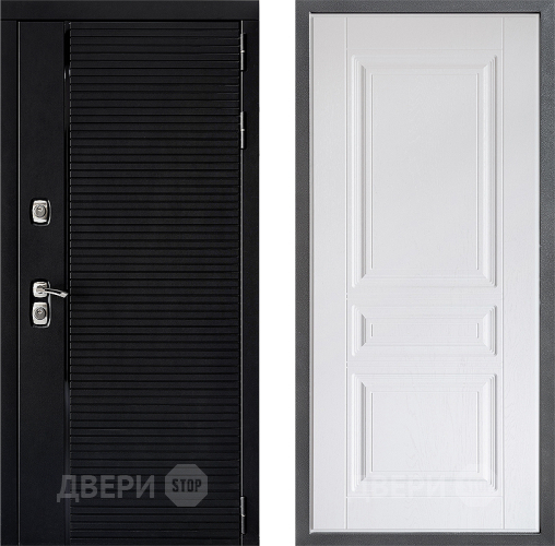 Входная металлическая Дверь Дверной континент ДК-1 ФЛ-243 Альберо Браш серебро в Электроуглях