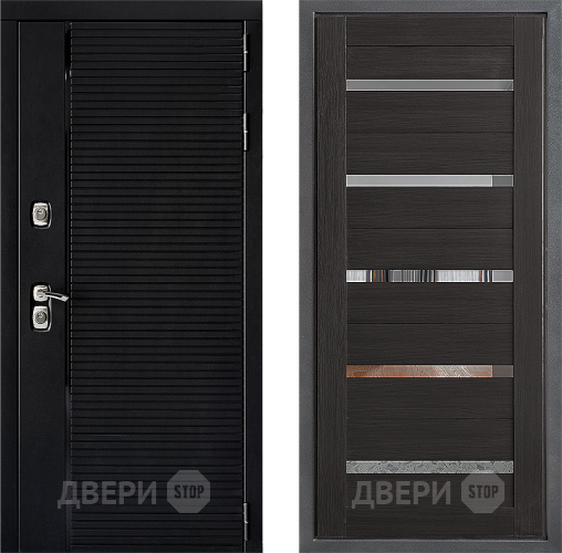 Входная металлическая Дверь Дверной континент ДК-1 ФЛ-47 Венге в Электроуглях