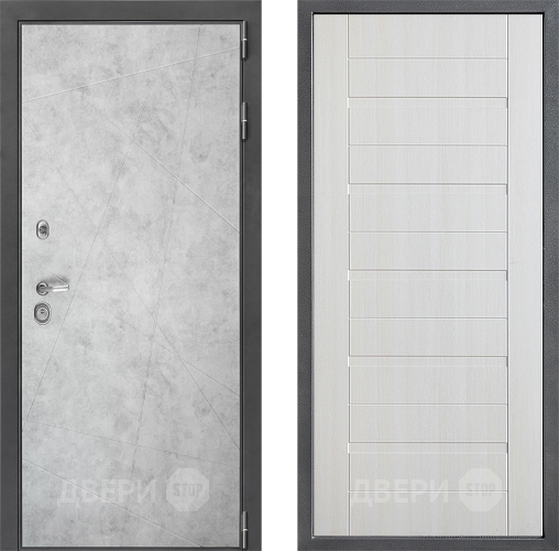 Входная металлическая Дверь Дверной континент ДК-3/743 ФЛ-70 Лиственница белая в Электроуглях