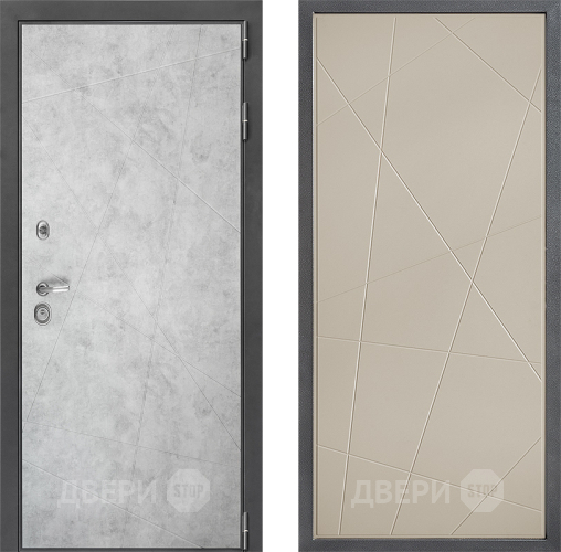 Входная металлическая Дверь Дверной континент ДК-3/743 ФЛ-655 Капучино в Электроуглях