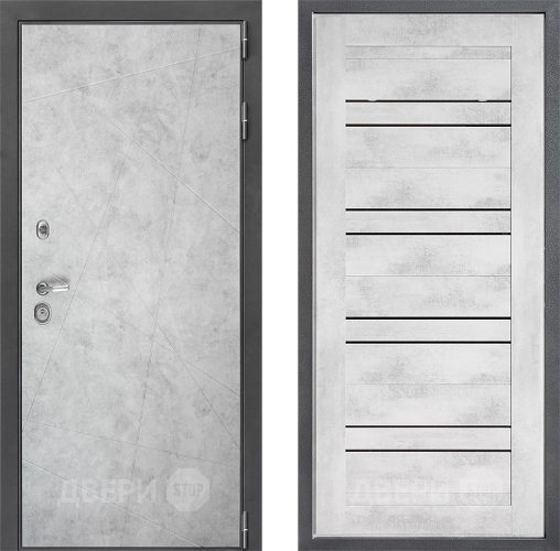 Дверь Дверной континент ДК-3/743 ФЛ-49 Бетон снежный в Электроуглях