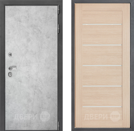 Входная металлическая Дверь Дверной континент ДК-3/743 ФЛ-46 Капучино в Электроуглях