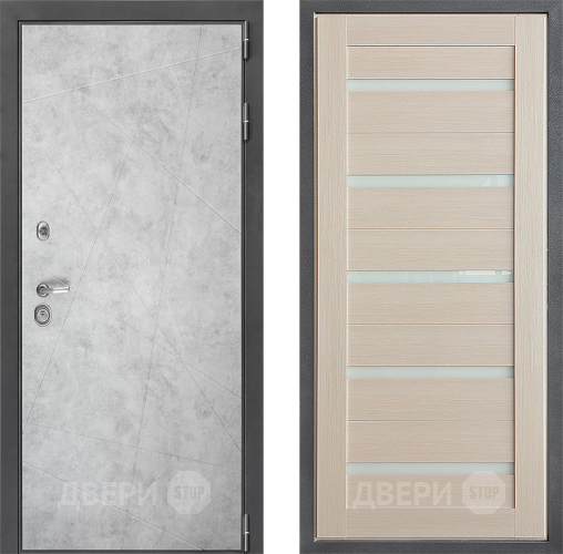 Входная металлическая Дверь Дверной континент ДК-3/743 ФЛ-47 Капучино в Электроуглях